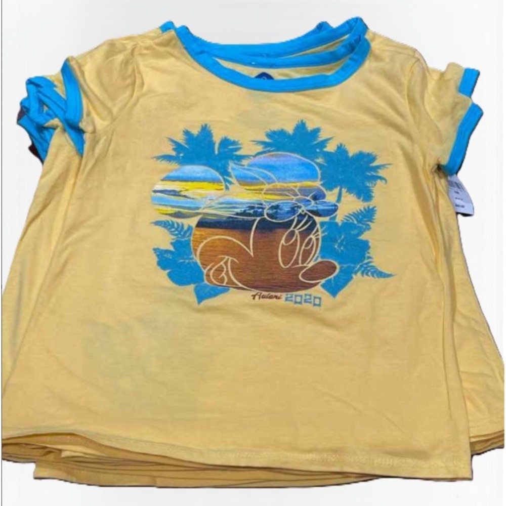 Disney Aulani Girls T-Shirt, Yellow, Medium - Picture 2 of 2